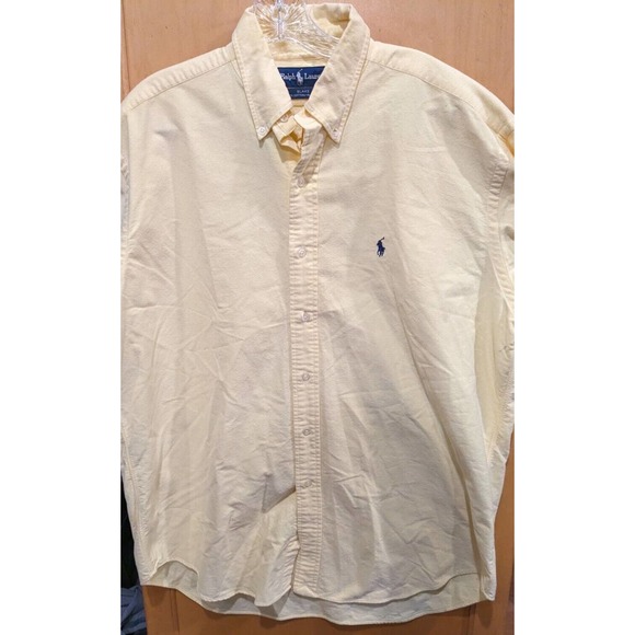 Ralph Lauren Blake Fit Mens Large Fits XL L Button Down Shirt‎ Long Sleeve - Picture 1 of 4